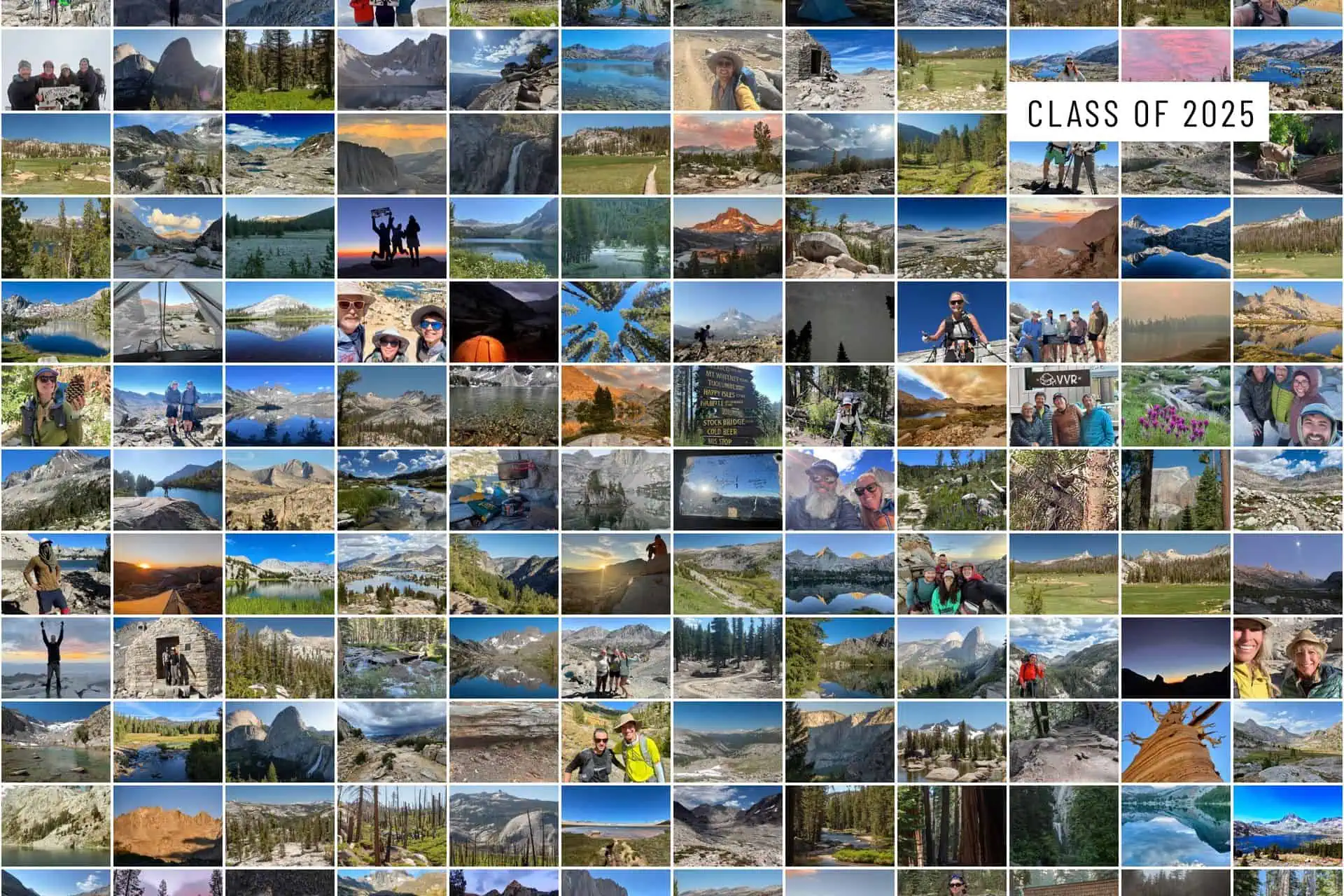 A tired day hiker standing at a wooden trail junction sign in a U.S. national park, holding an unfolded paper map and looking down the trail in late afternoon light, realistic photography style