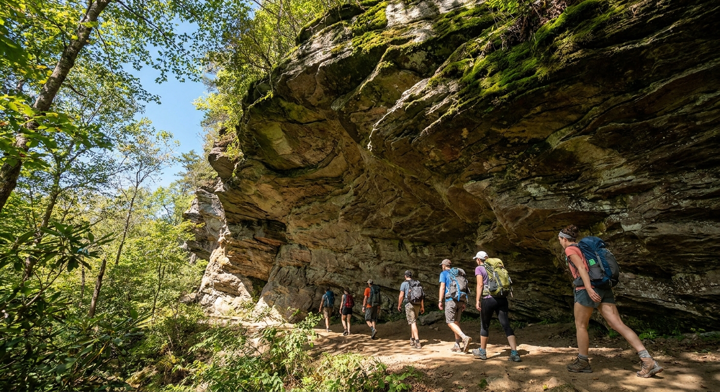 Alum Cave Trail to Mount LeConte: Day Hike Timing and Ice Risk