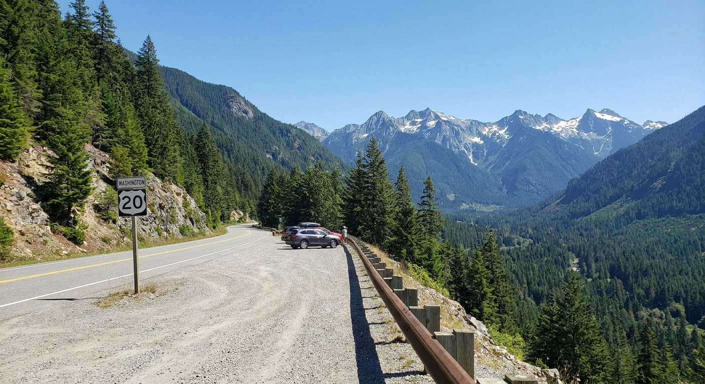 North Cascades Highway Pullouts, Short Hikes, and Opening Dates